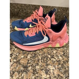 Nike Giannis Immortality 2 Shoes Men 10 Dark Marina Blue Laser Crimson